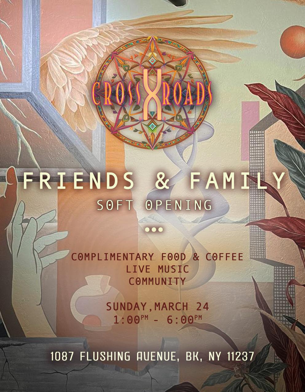 Crossroads Cafe Friends and Family Get together.