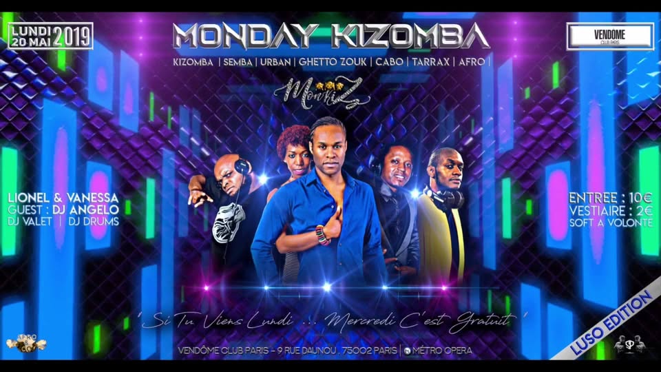 Monday Kizomba - Lionel & Vanessa + Dj Angelo - Semba Kizomba