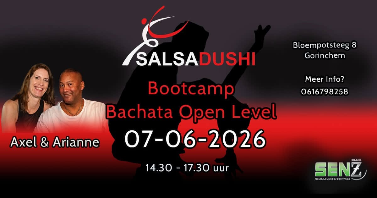 Bootcamp Bachata Moderna Open Level Zondag 7 Juni