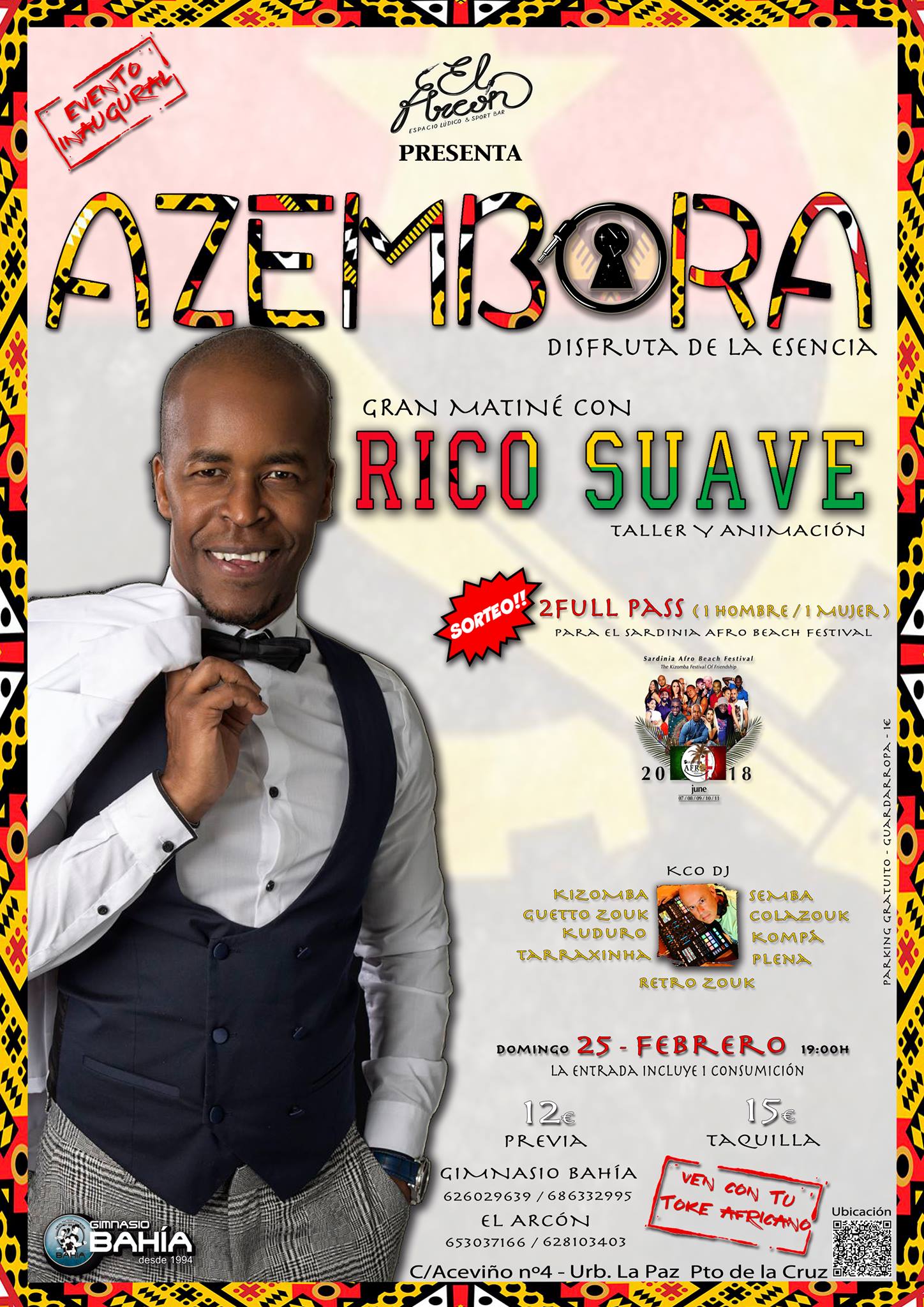 El Arcón presenta: Azembora con Rico Suave