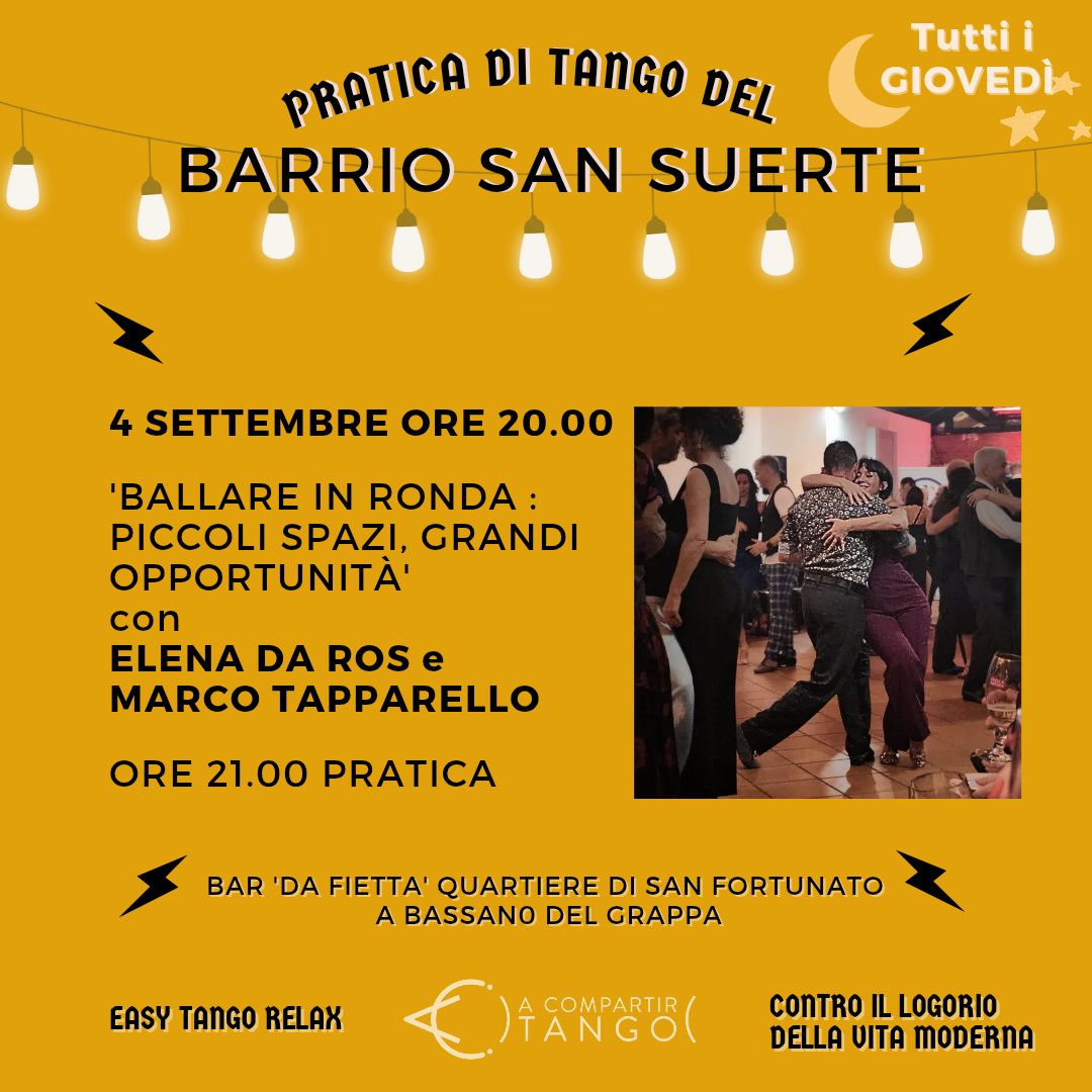 Pratica del BARRIO SAN SUERTE con ELENA DA ROS e MARCO TAPPARELLO