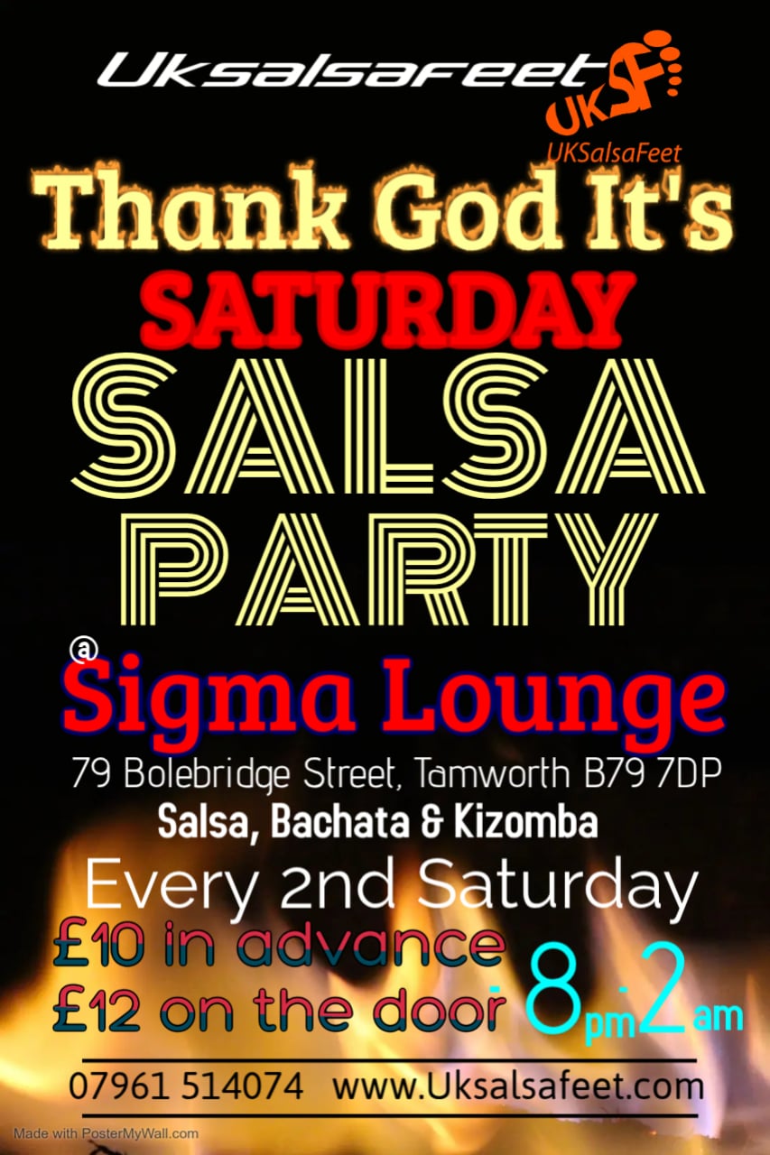 Thank God It's Saturday Salsa Party!!