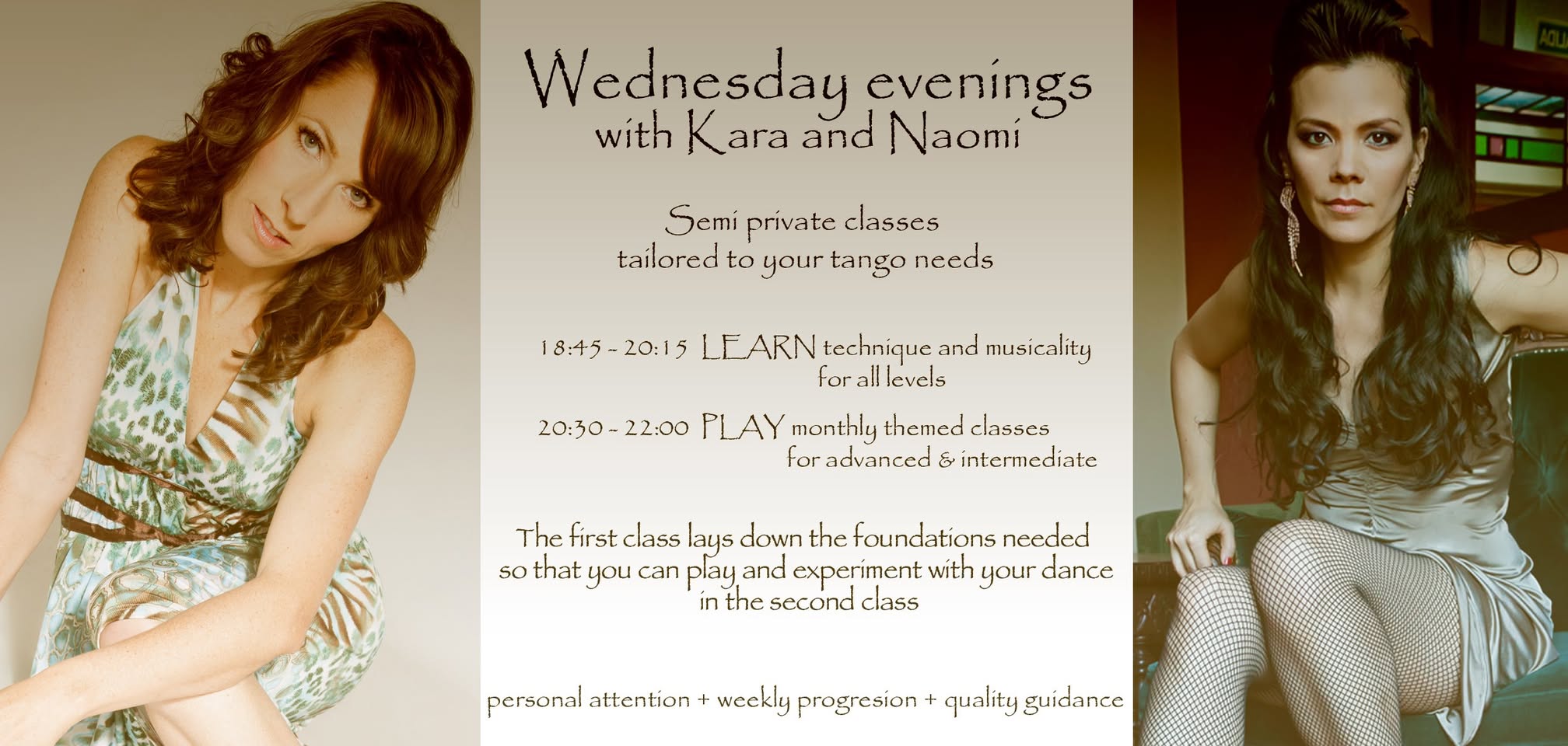 Wednesday evenings with Kara and Naomi