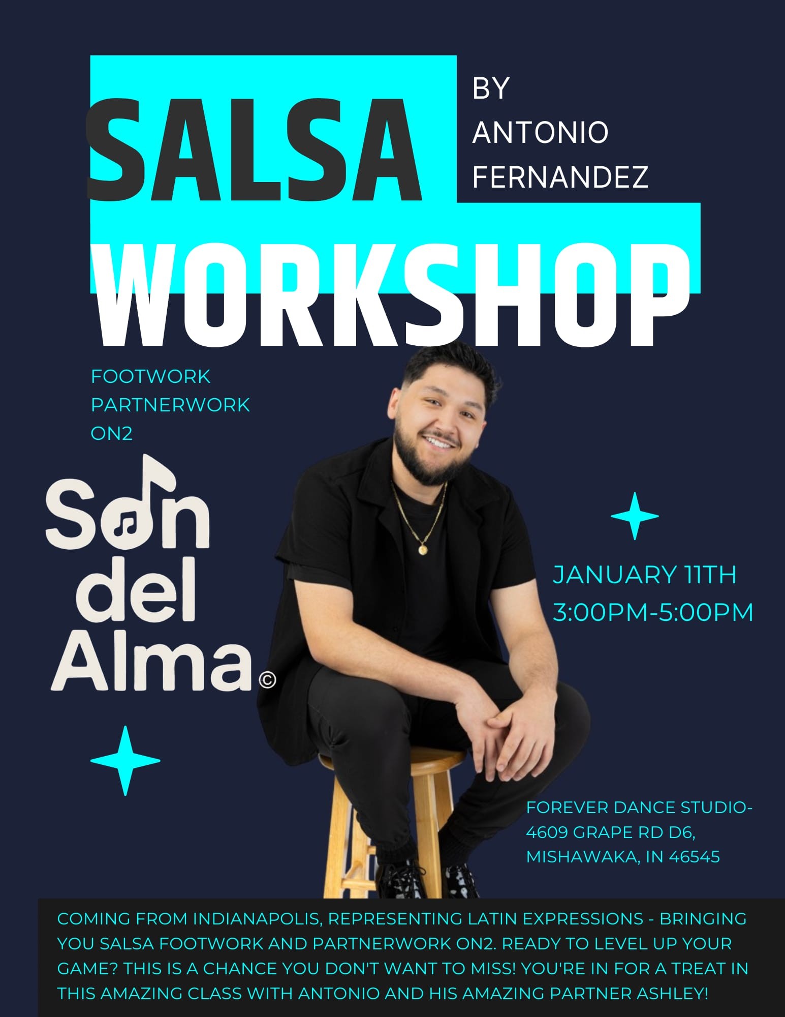 Salsa Workshop with Antonio Fernandez