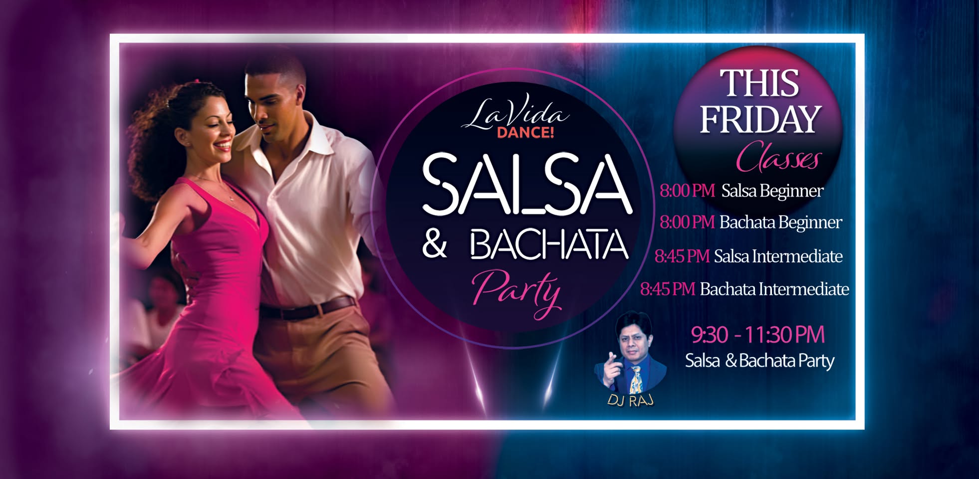 SALSA & BACHATA DANCE SOCIAL with CLASSES!