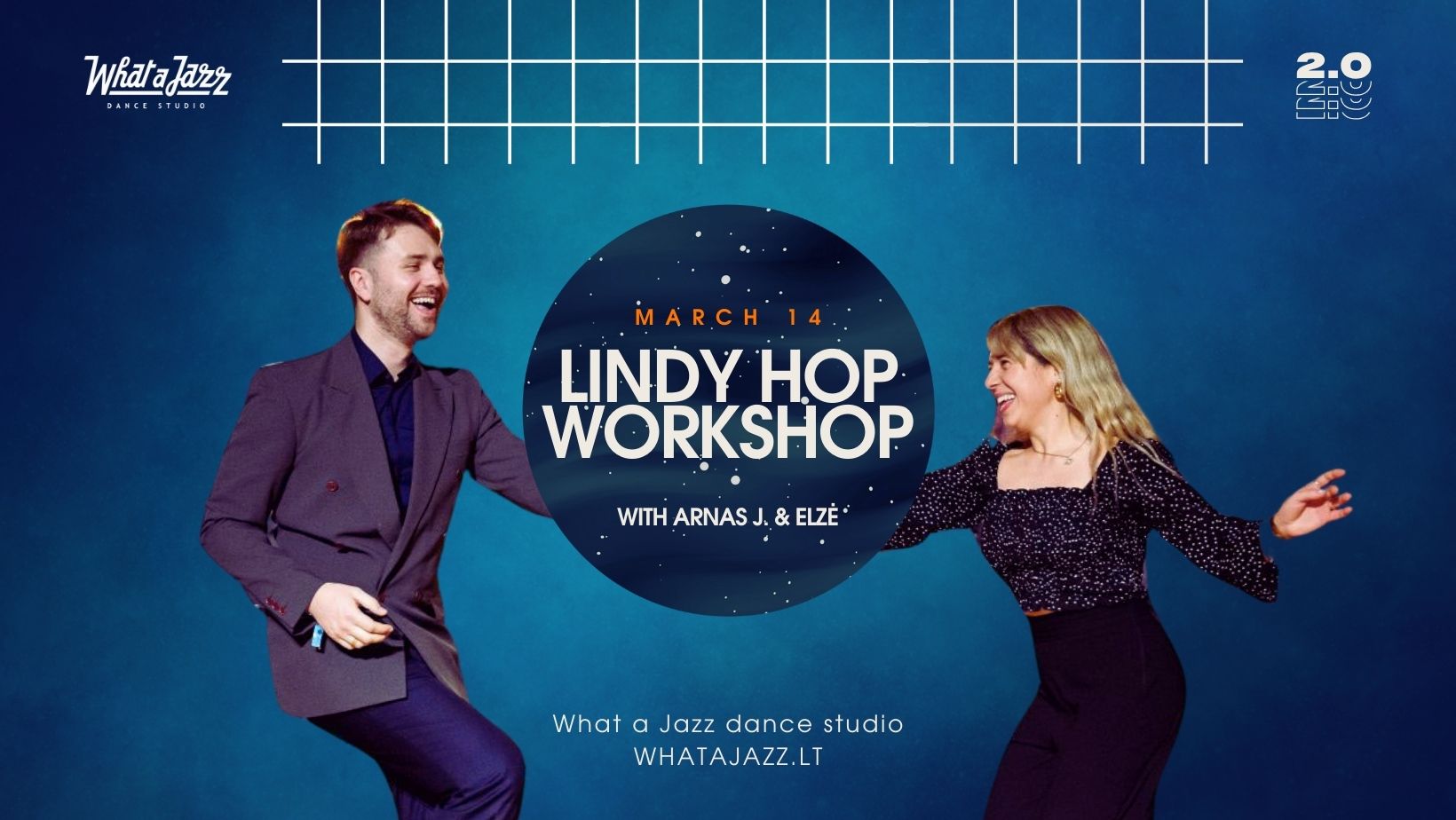 Lindy Hop Workshop with Arnas J. & Elzė