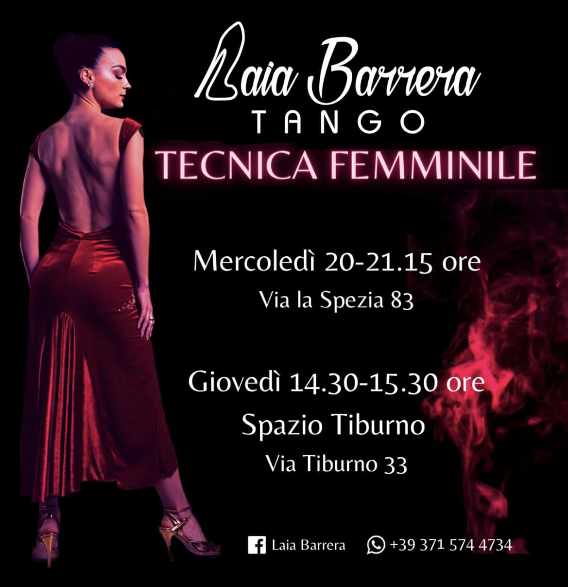 TANGO TECNICA FEMMINILE a Roma