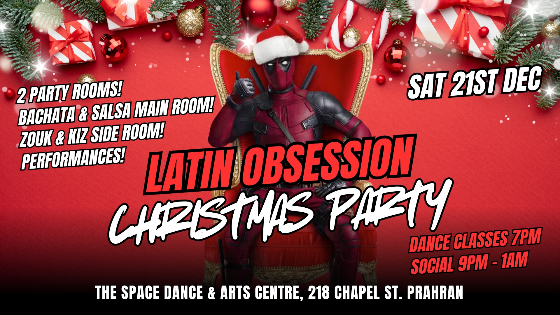 LATIN OBSESSION - Bachata & Salsa & Zouk Christmas Party