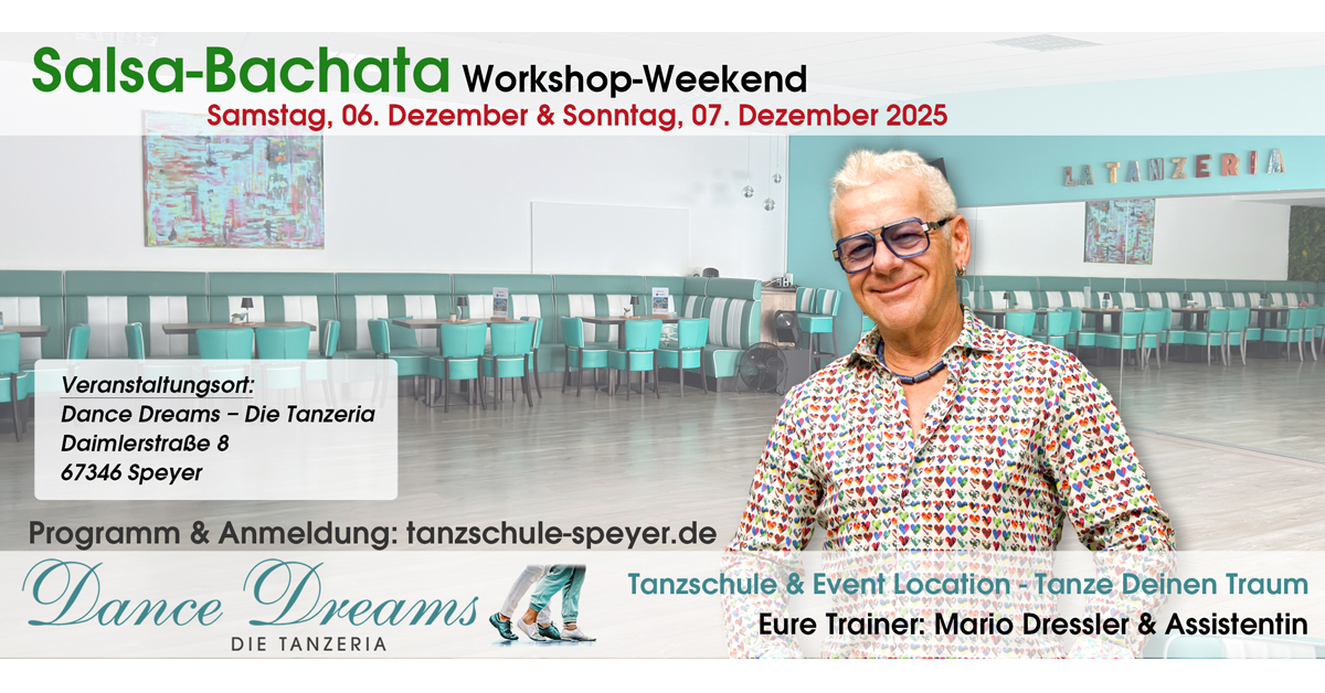 Salsa & Bachata Workshop Weekend für Beginner & leicht Fortgeschrittene in Speyer