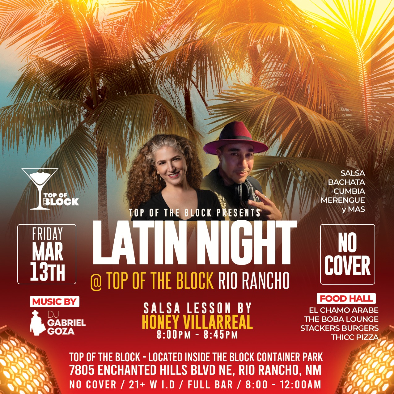 LATIN NIGHT @ THE BLOCK in RIO RANCHO - NO COVER!