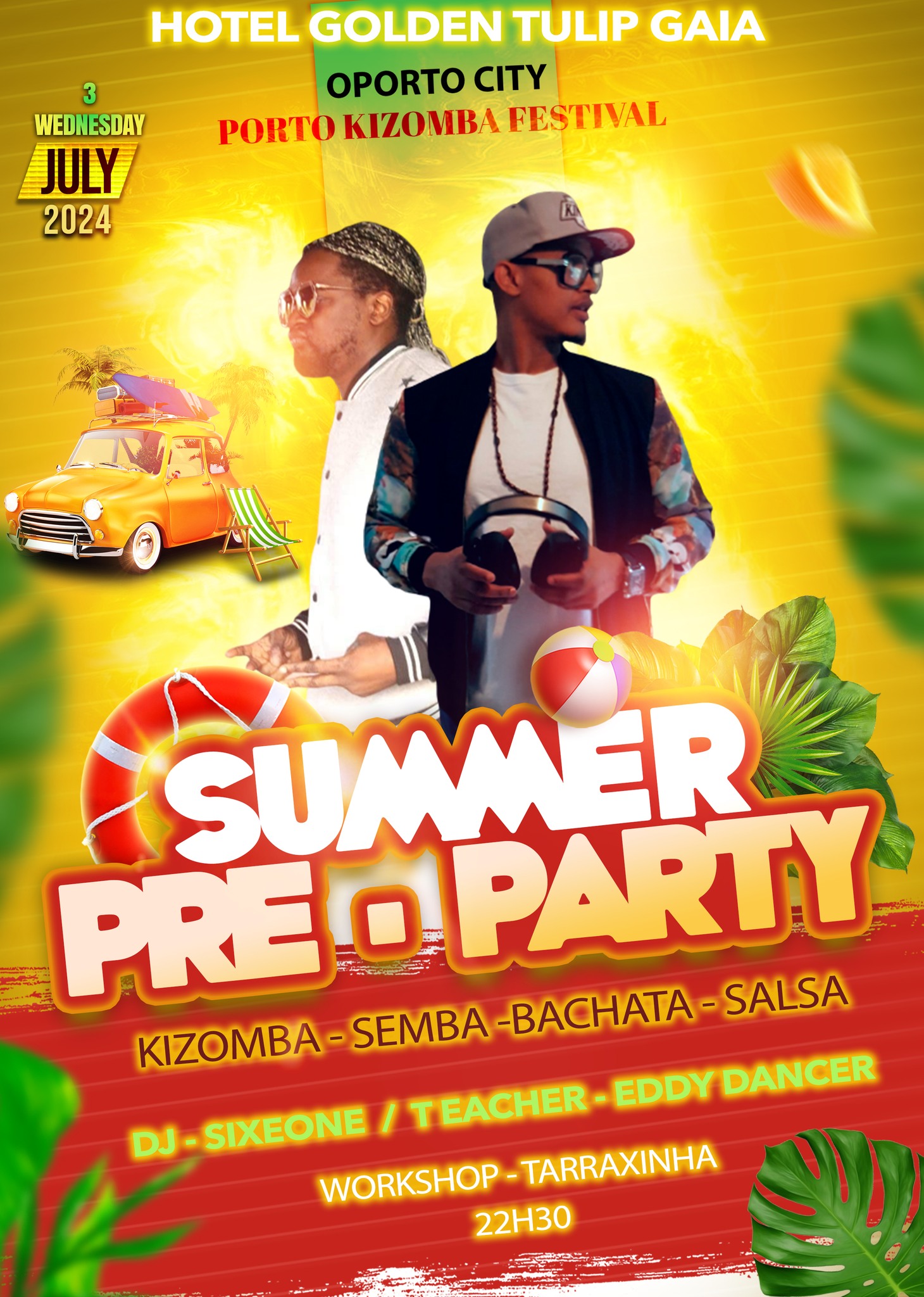 PRÉ-PARTY - PORTO KIZOMBA FESTIVAL - HOT SUMMER