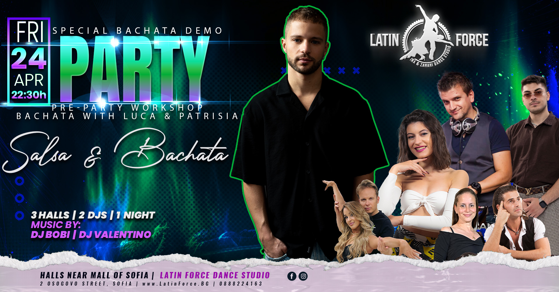 Salsa & Bachata Latin Force Party with special guest Luca Cecere 24.04.2026