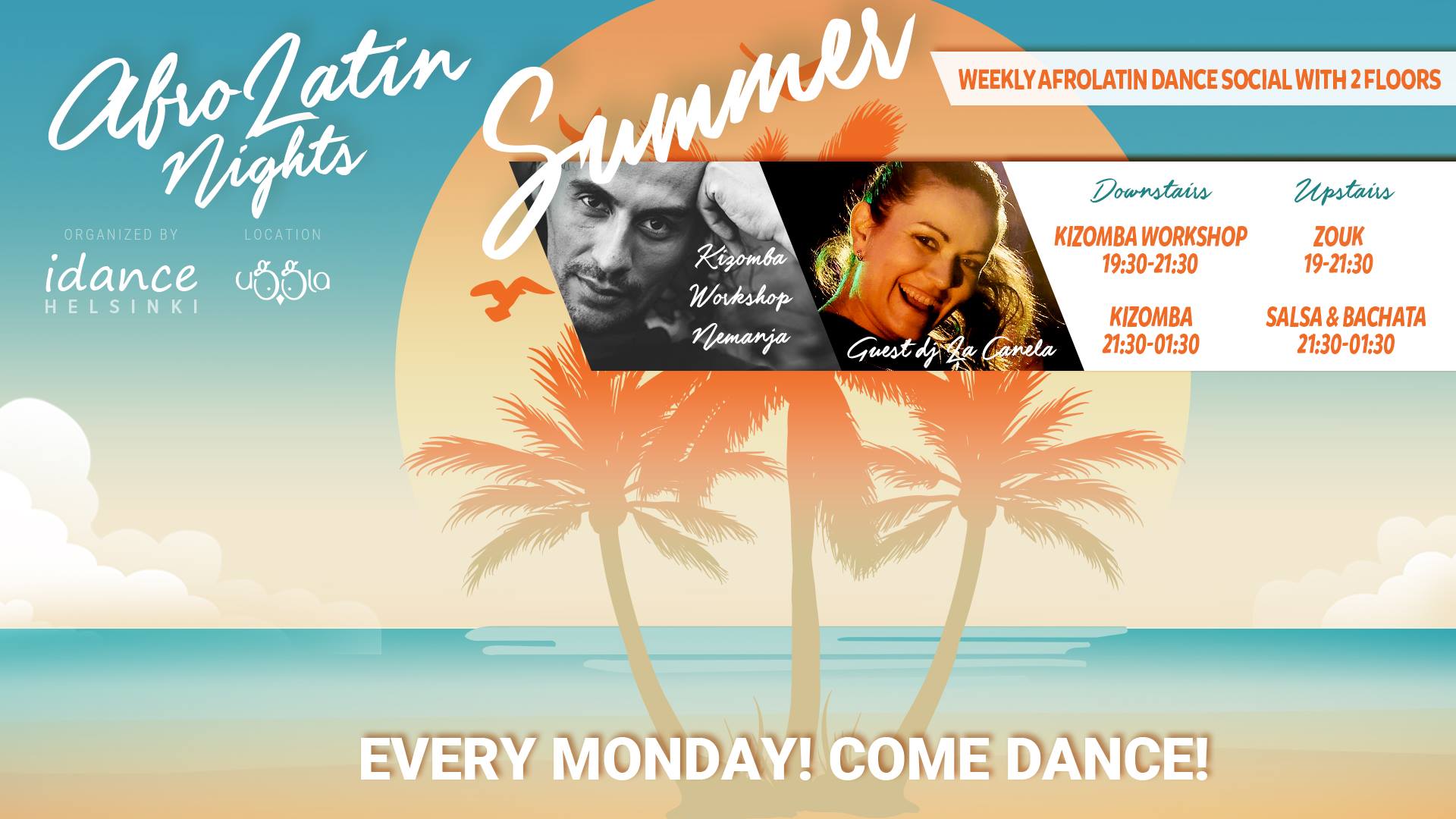 AfroLatin Nights + Kizomba workshop w Nemanja