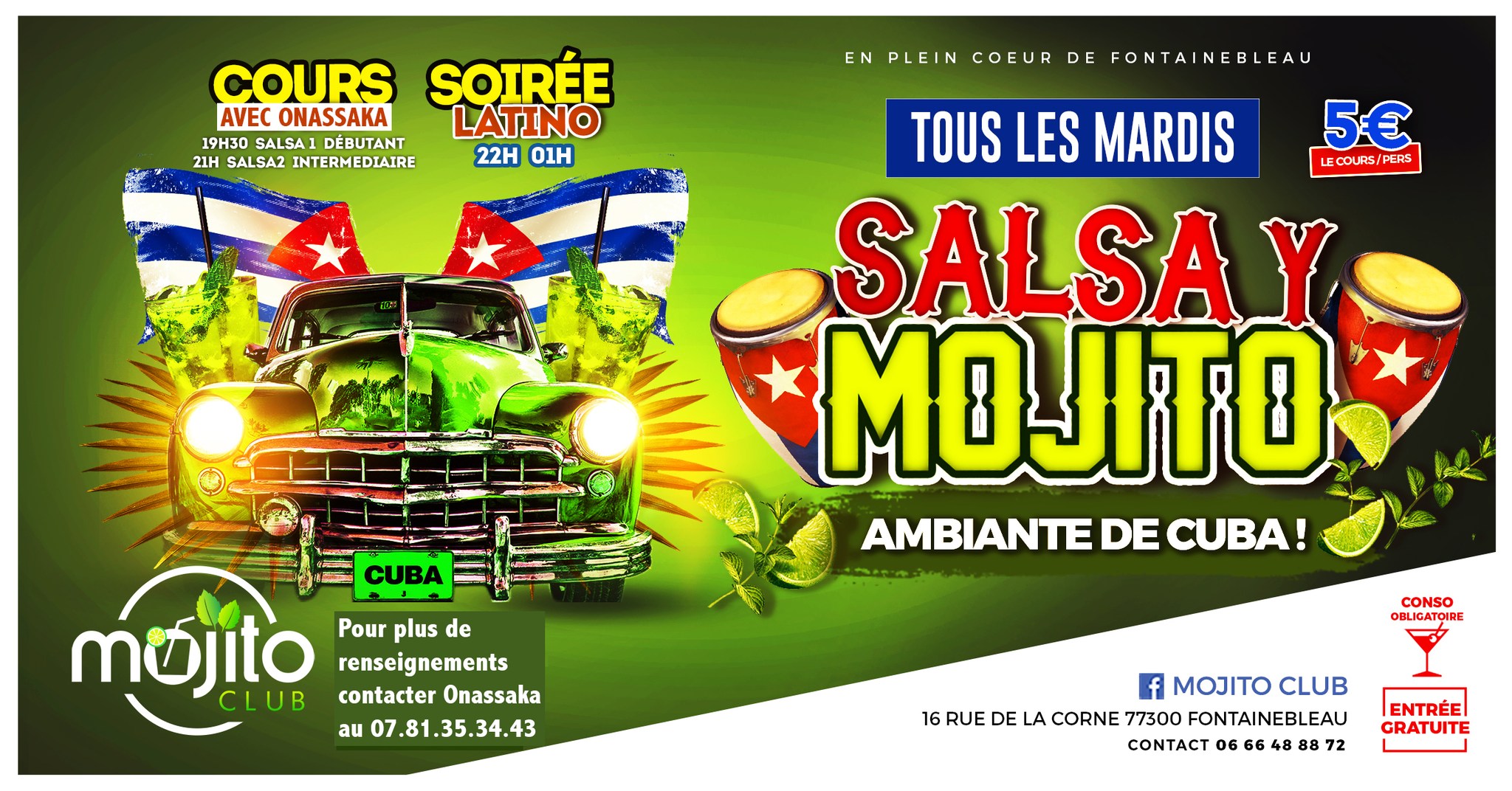 Salsa y Mojito - Tous les mardis