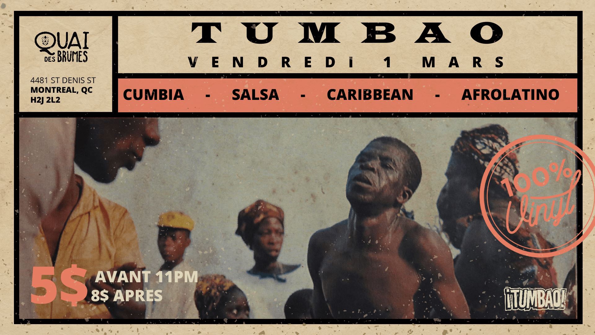 Tumbao Afro-Latin Soundsystem Soirée Afro-Latine au QDB