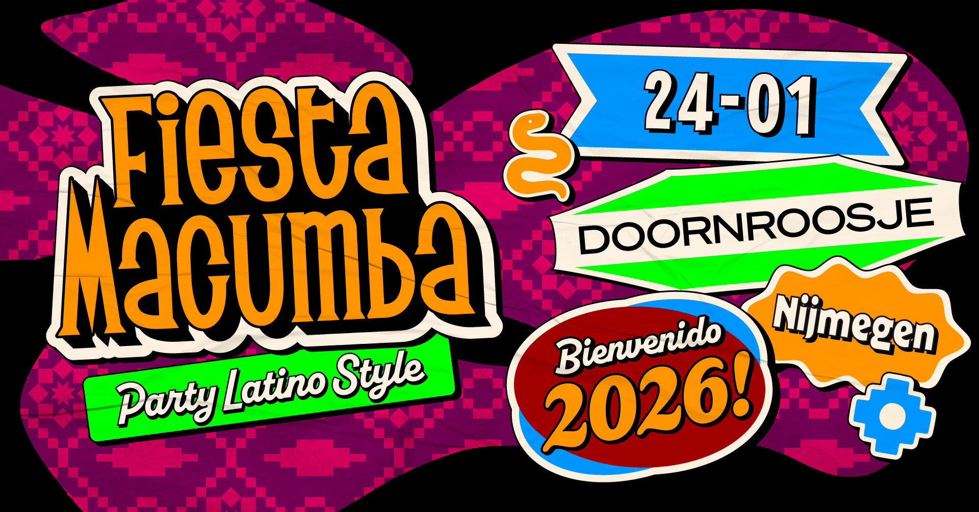 SOLD OUT! Fiesta Macumba π₯ 'Bienvenido 2026!' - Doornroosje Nijmegen