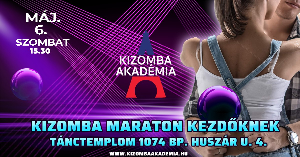 Kizomba Maraton Kezdőknek - Intenzív Szombati Kizomba Kurzus