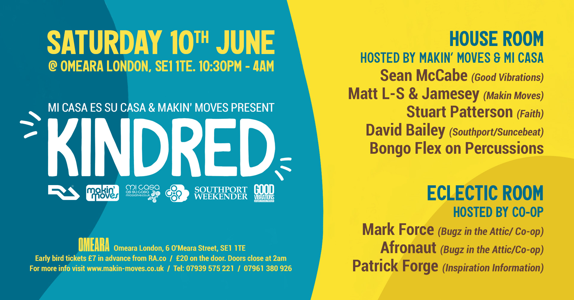 Kindred Presented by Makin’ Moves & Mi Casa Es Casa