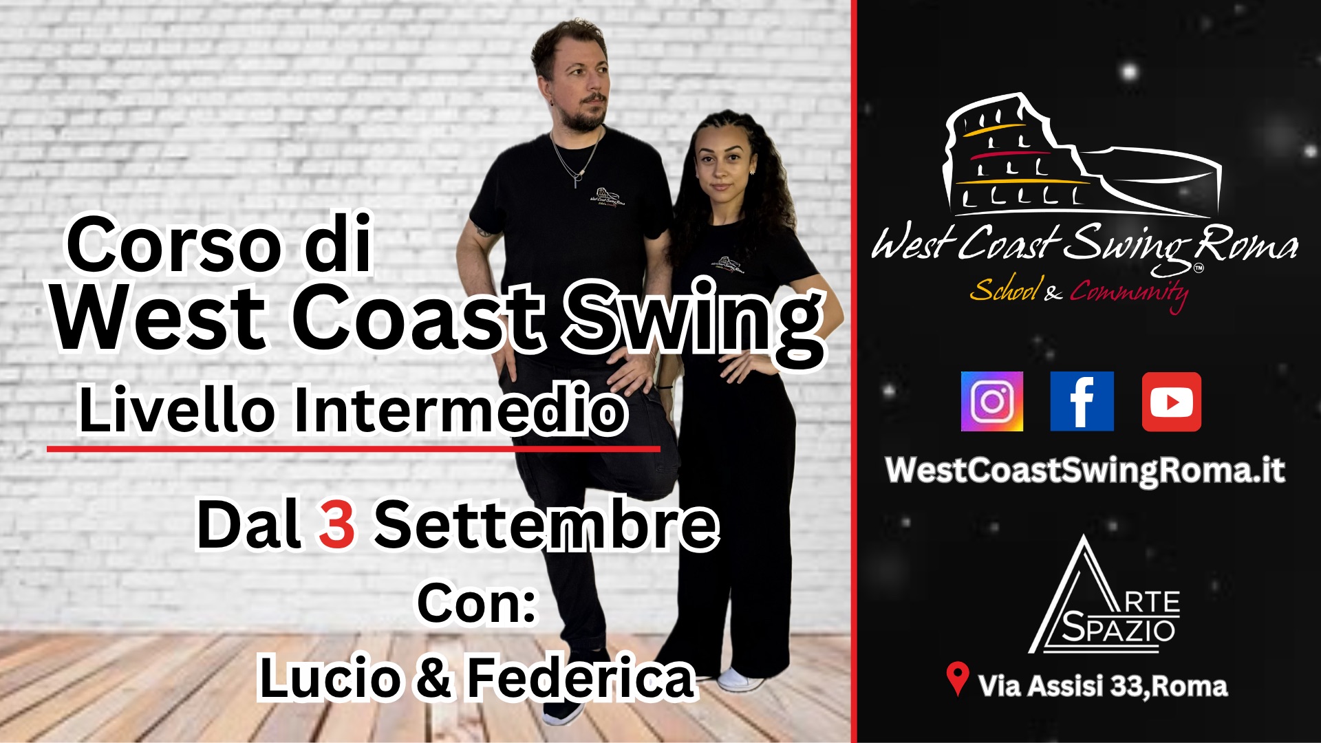 West Coast Swing - Corso Intermedio