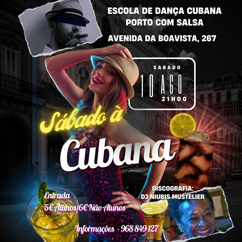 SÁBADO À CUBANA • FESTA "PORTO COM SALSA"