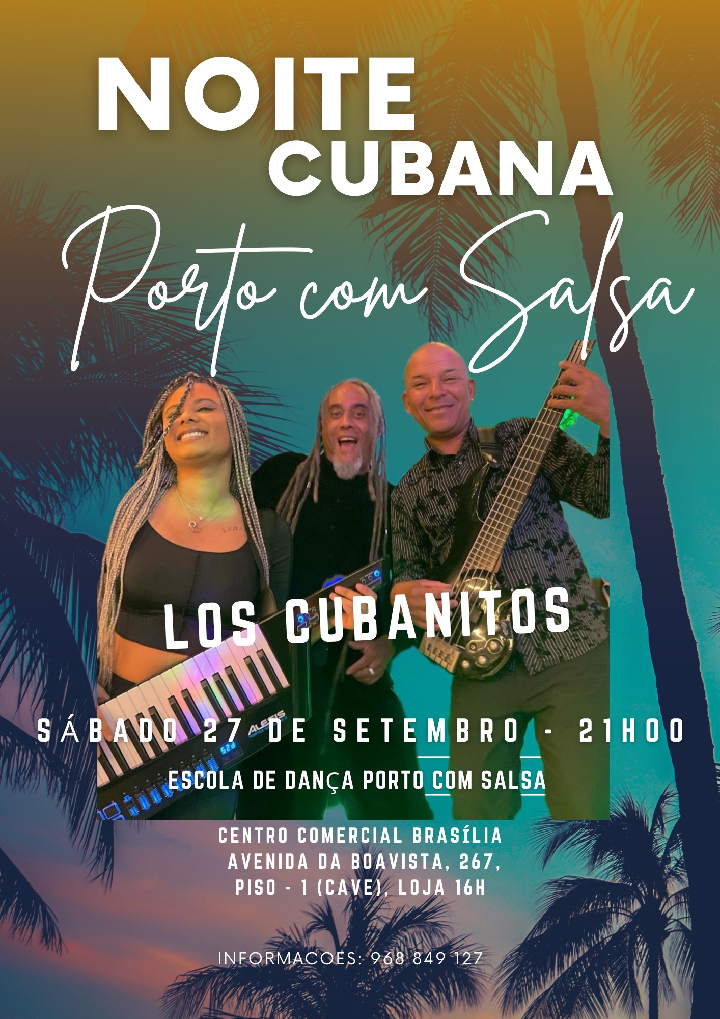 Noite Cubana "Porto com Salsa" • Los Cubanitos.