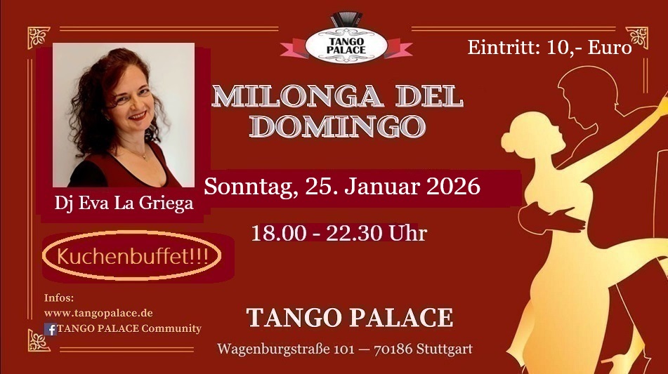MILONGA DEL DOMINGO im TANGO PALACE