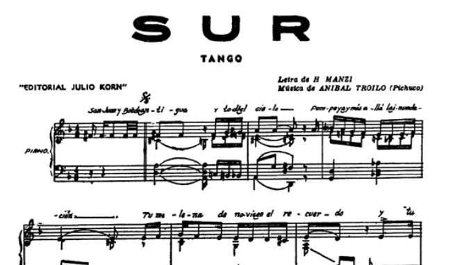 One Tango, Many Versions - SUR