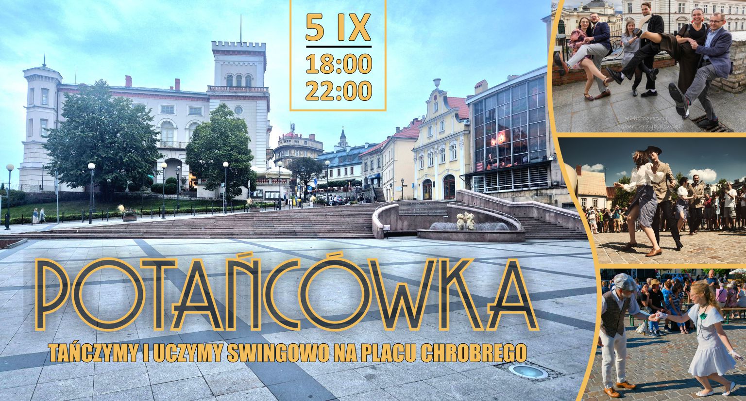 Potańcówka Swingowa na Placu Chrobrego Lekcje i Pokazy