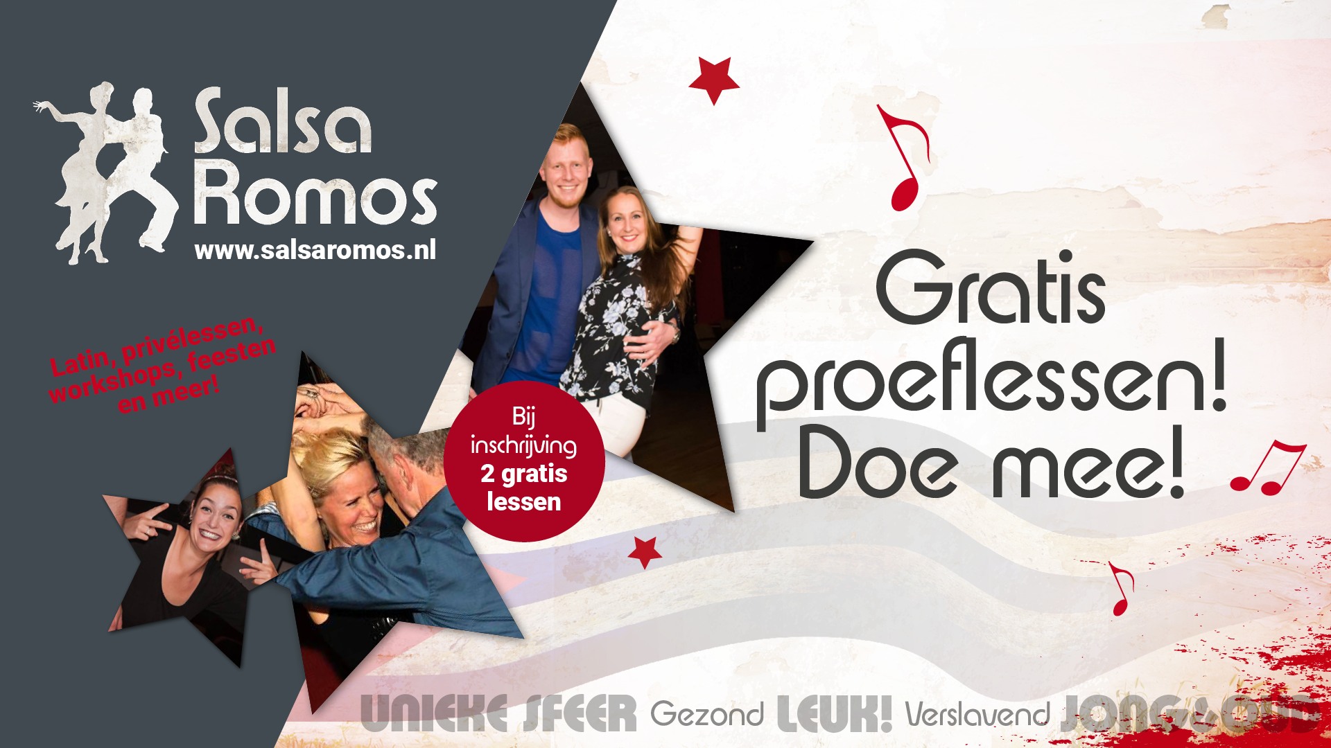 GRATIS Proeflessen Salsa & Sangria Latin Party