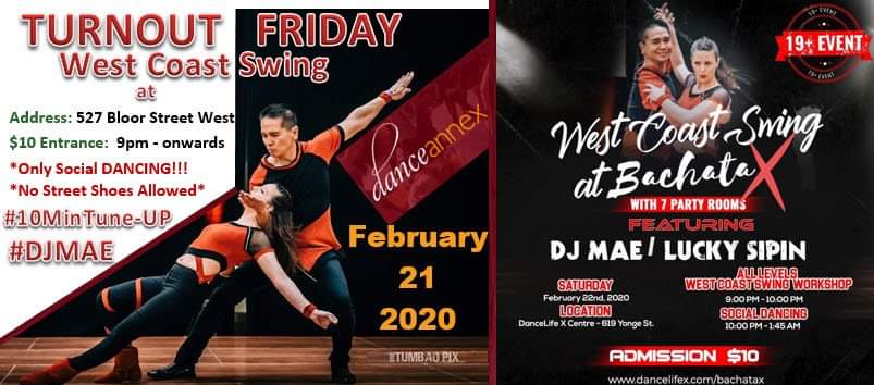 Back to Back West Coast Swing Weekend