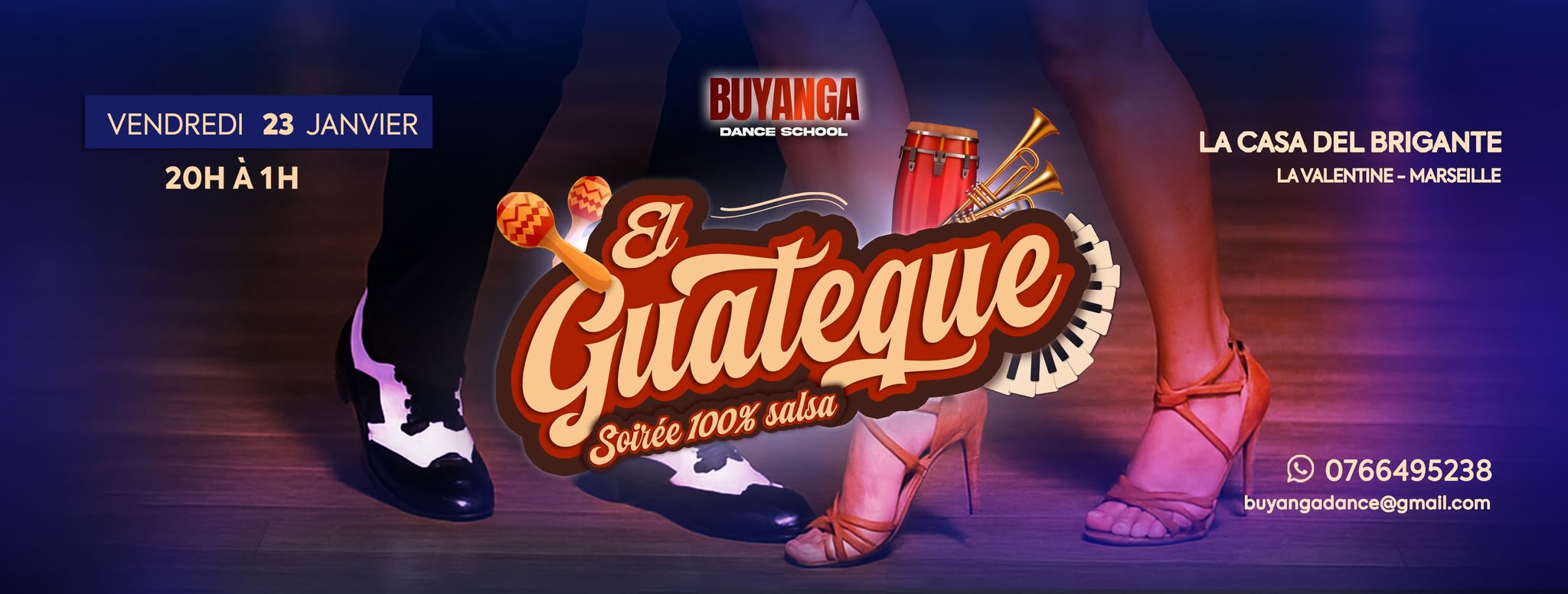 EL GUATEQUE ๐ถ Soirรฉe 100% Salsa ร Marseille