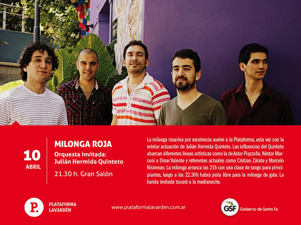 Cambio de lugar, Milonga Roja en ARROW, Balcarce 381.