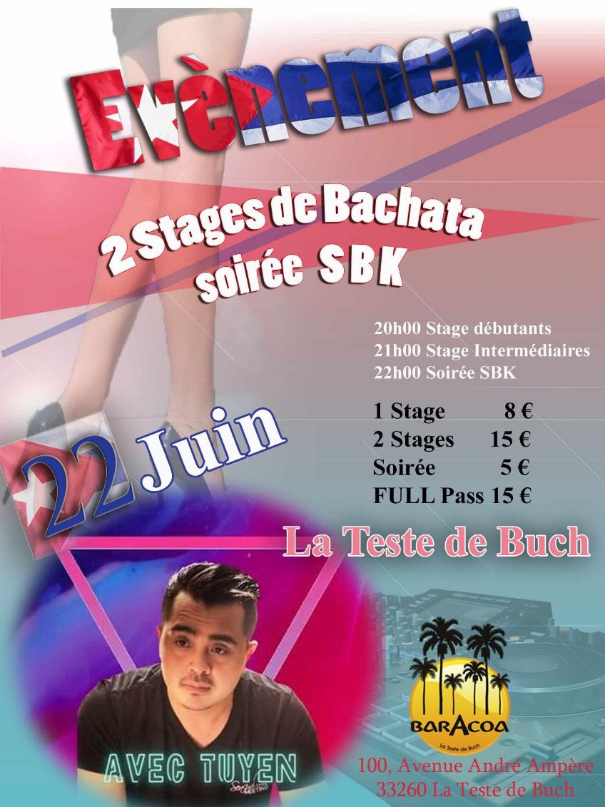 Soirée BSK (Bachata Salsa & Kiz) avec Tuyen