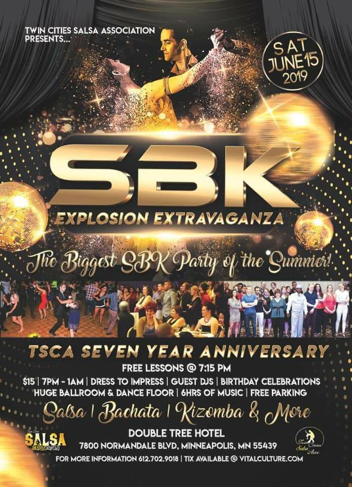 Twin Cities Salsa Explosion, 7th anniversary party.