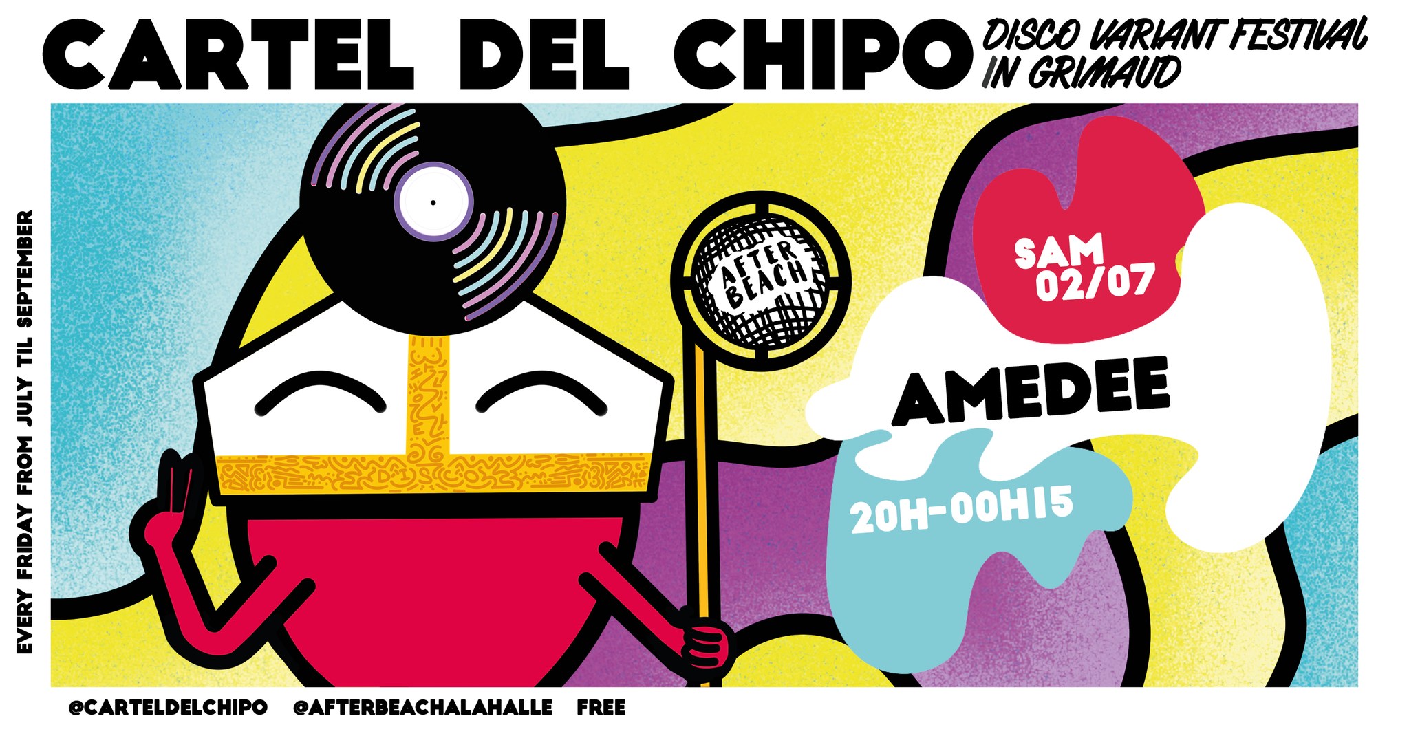 Cartel Del Chipo : AMEDEE LIVE DJ SET @afterbeachalahalle