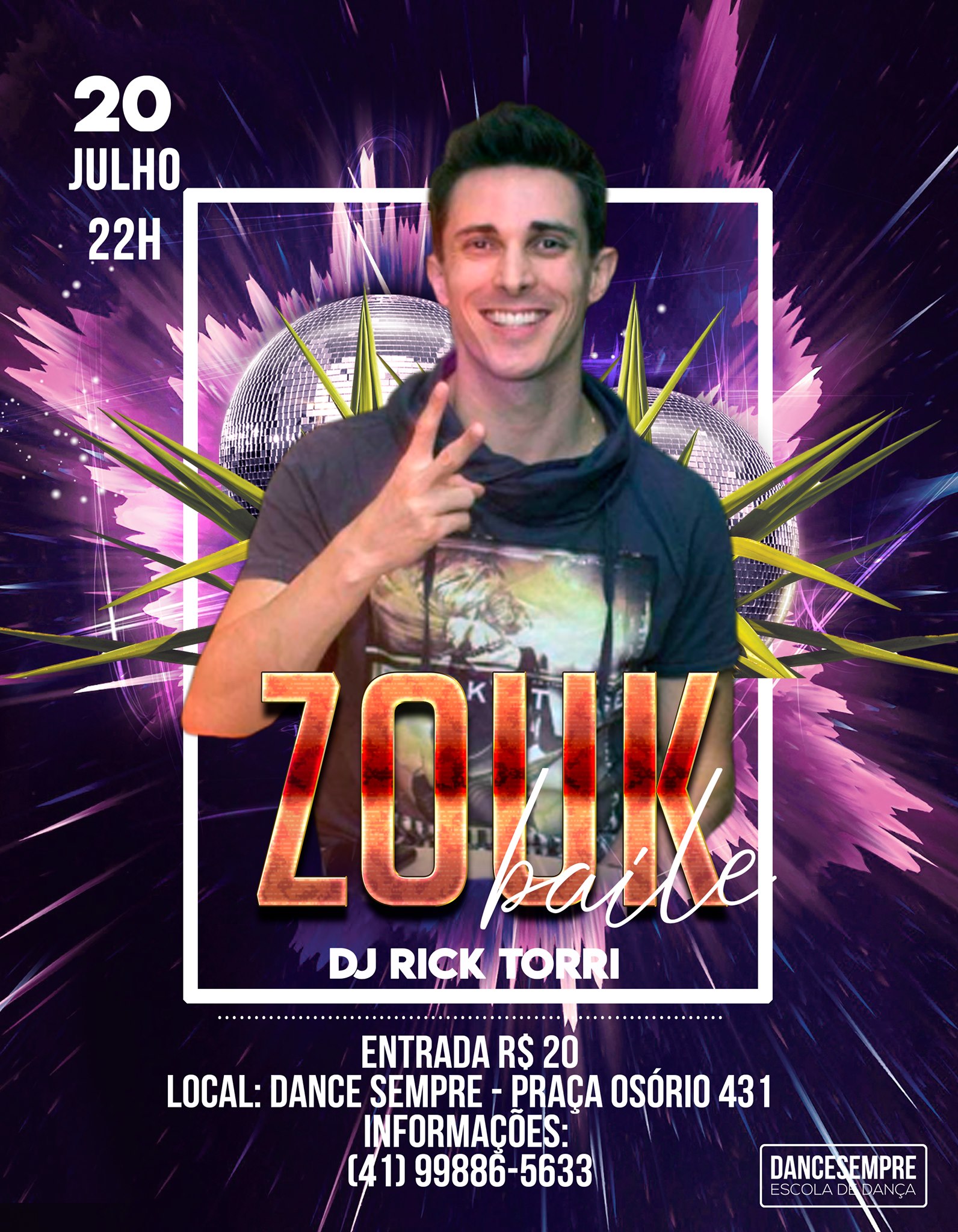Baile de Zouk com Dj Rick