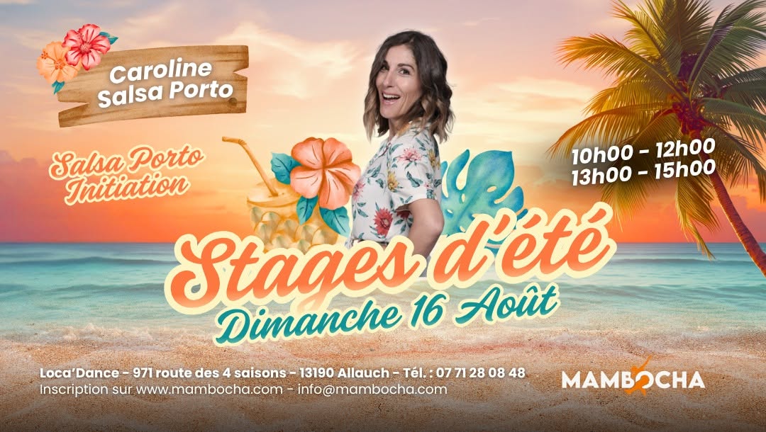 Stage Salsa Porto initiation avec Caroline à Mambocha