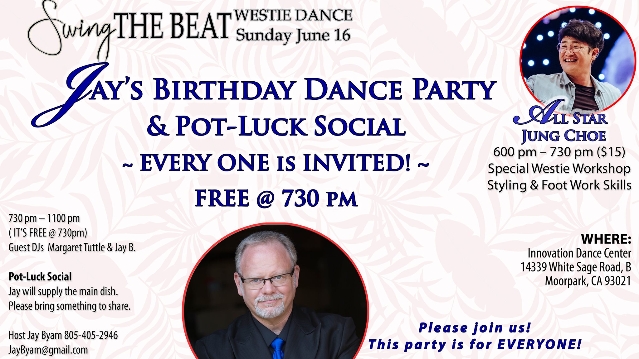 Special Workshop & Free Westie Swing Social!