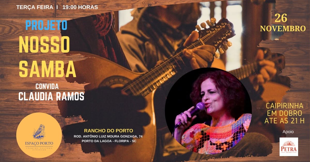 Nosso samba convida Claudia Ramos