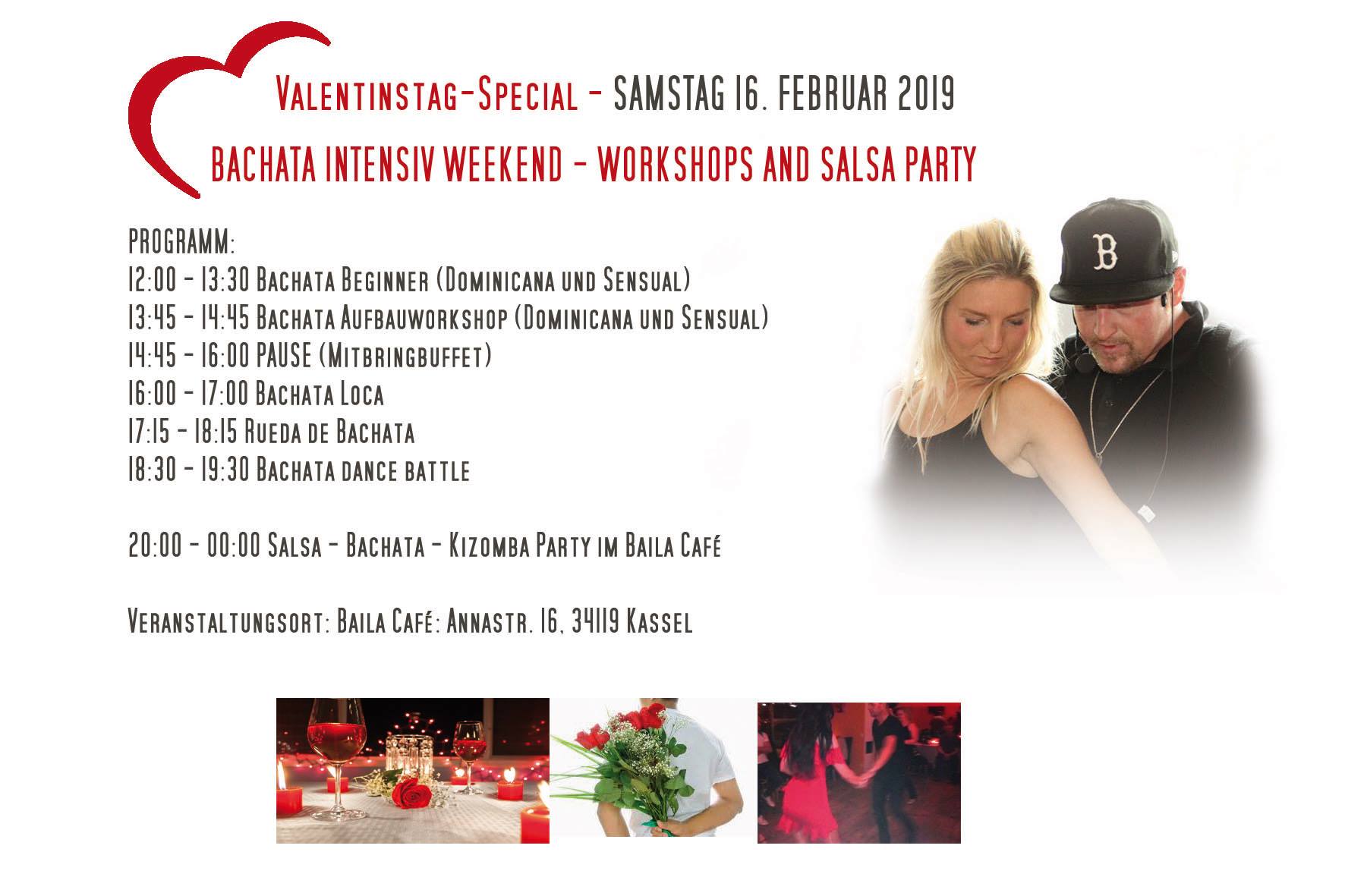 Bachata Intensiv Workshops + Salsa Party im Baila Café
