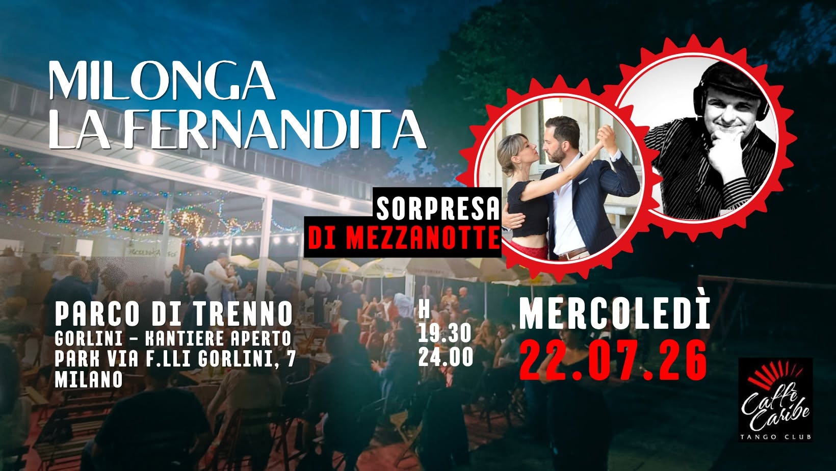 LA FERNANDITA, IL TUO ANGOLO DI TANGO NEL VERDE! TDJ CARLITO DA TORINO!