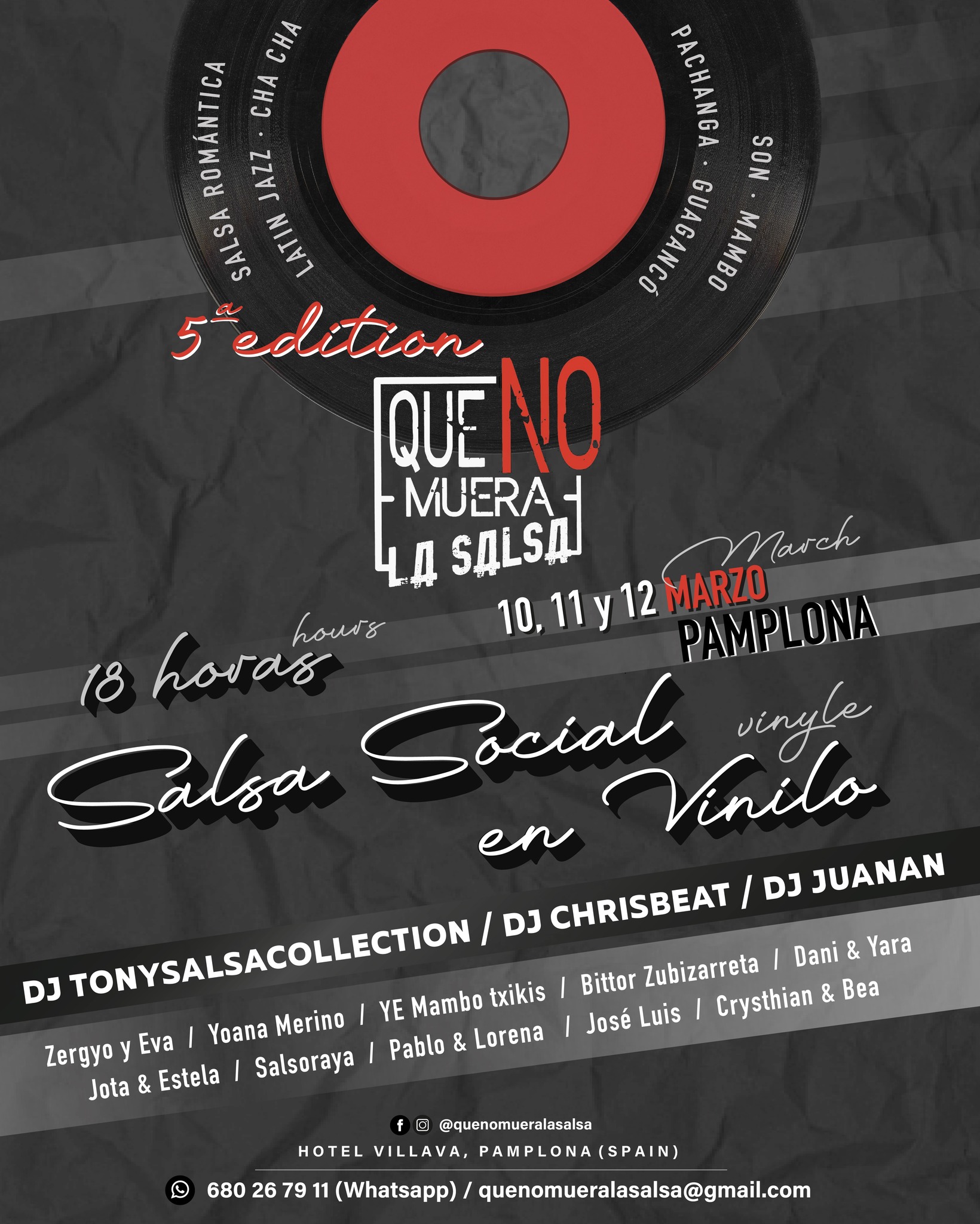 5º EDICIÓN QUENOMUERALASALSA FESTIVAL 2023