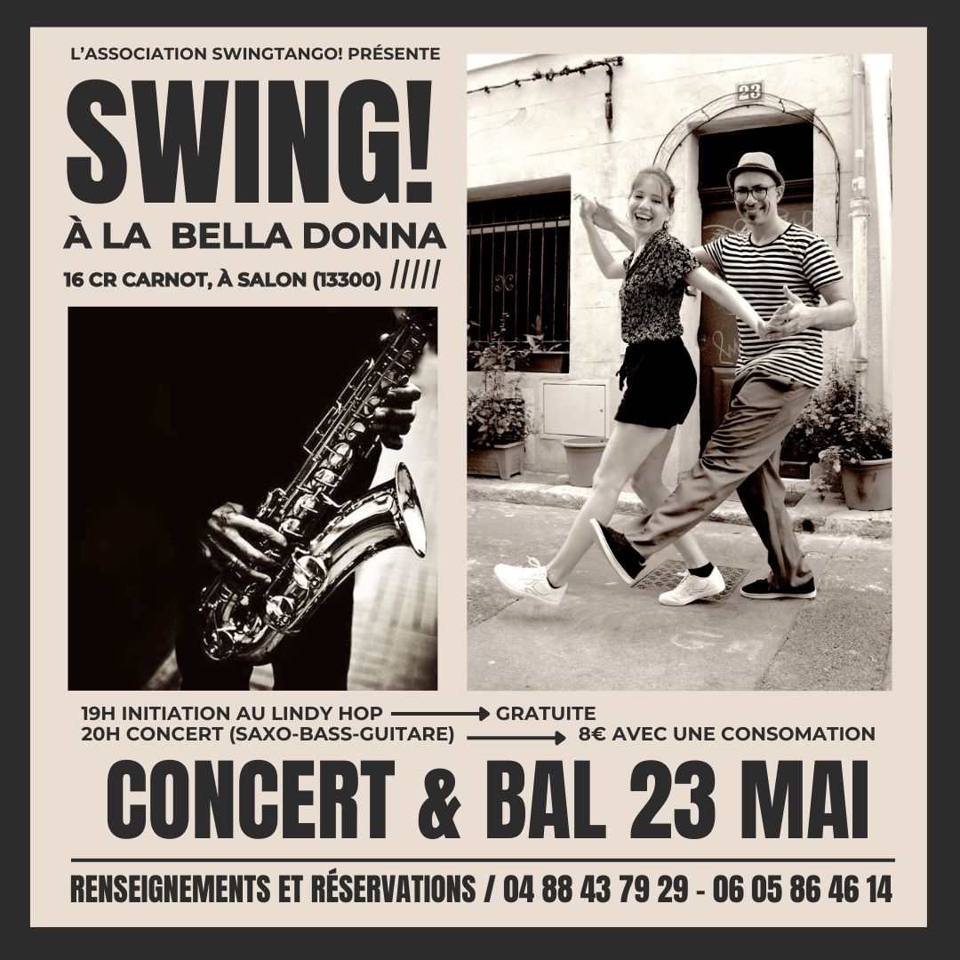 Bal Lindy Hop & Concert live à Salon-de-Provence