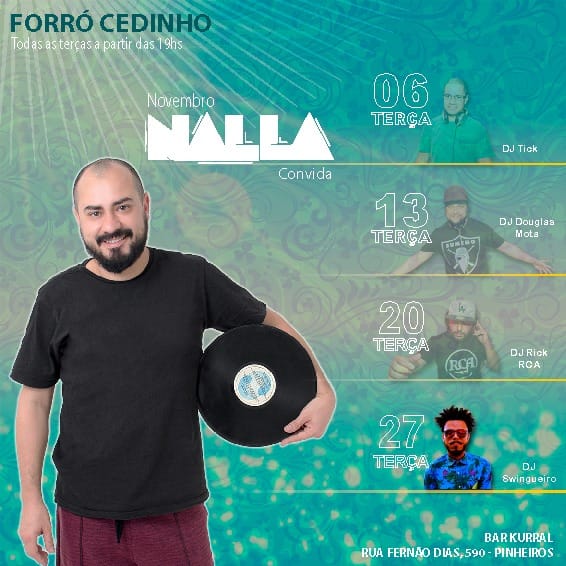 #ForróCedinho Ter27Nov Aula Evandro DjNalla DjSwingueiro Lisboa