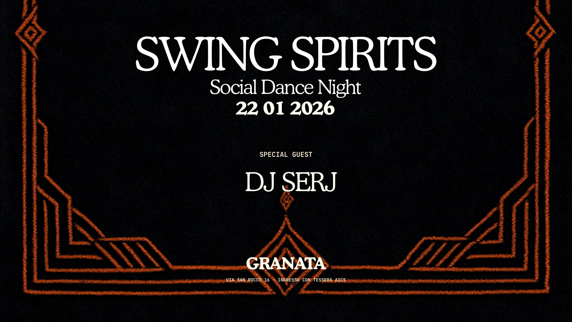SWING SPIRITS - Special Guest: DJ SERJ