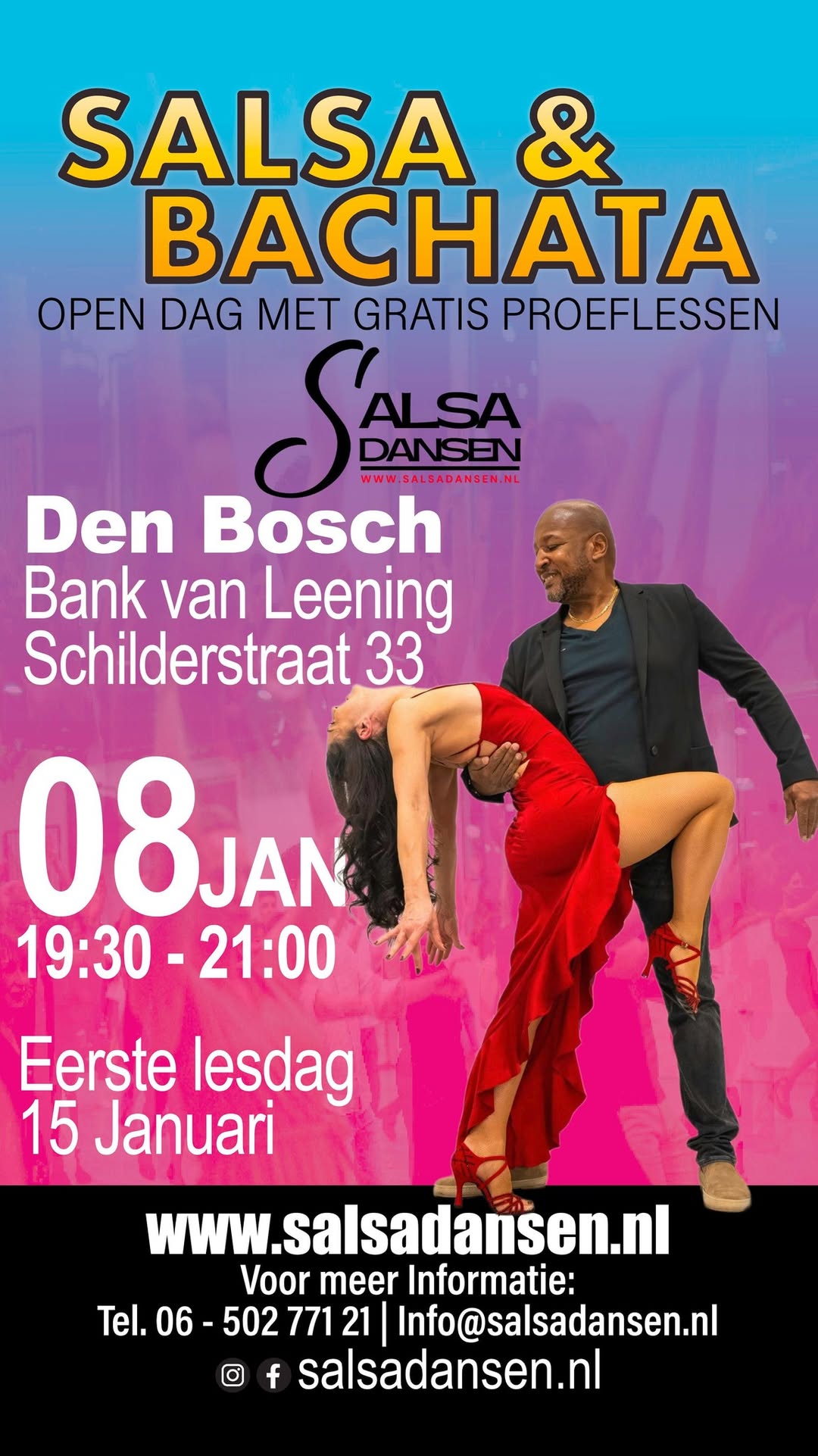 Gratis Salsa & Bachata Proeflessen in Den Bosch