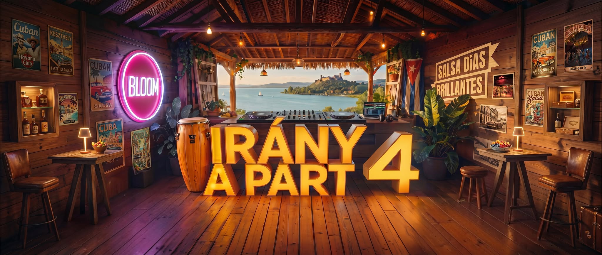Irány a Part #4 - Salsa & Bachata Gyakorló Est - Keszthely