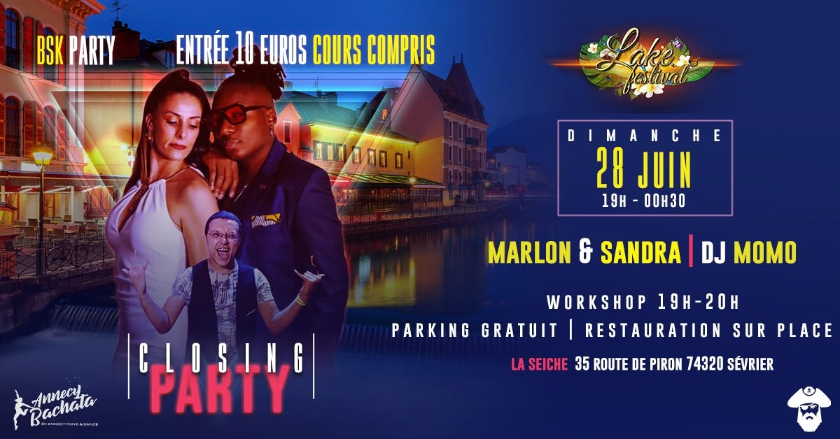 Annecy Bachata lake Festival Closing party