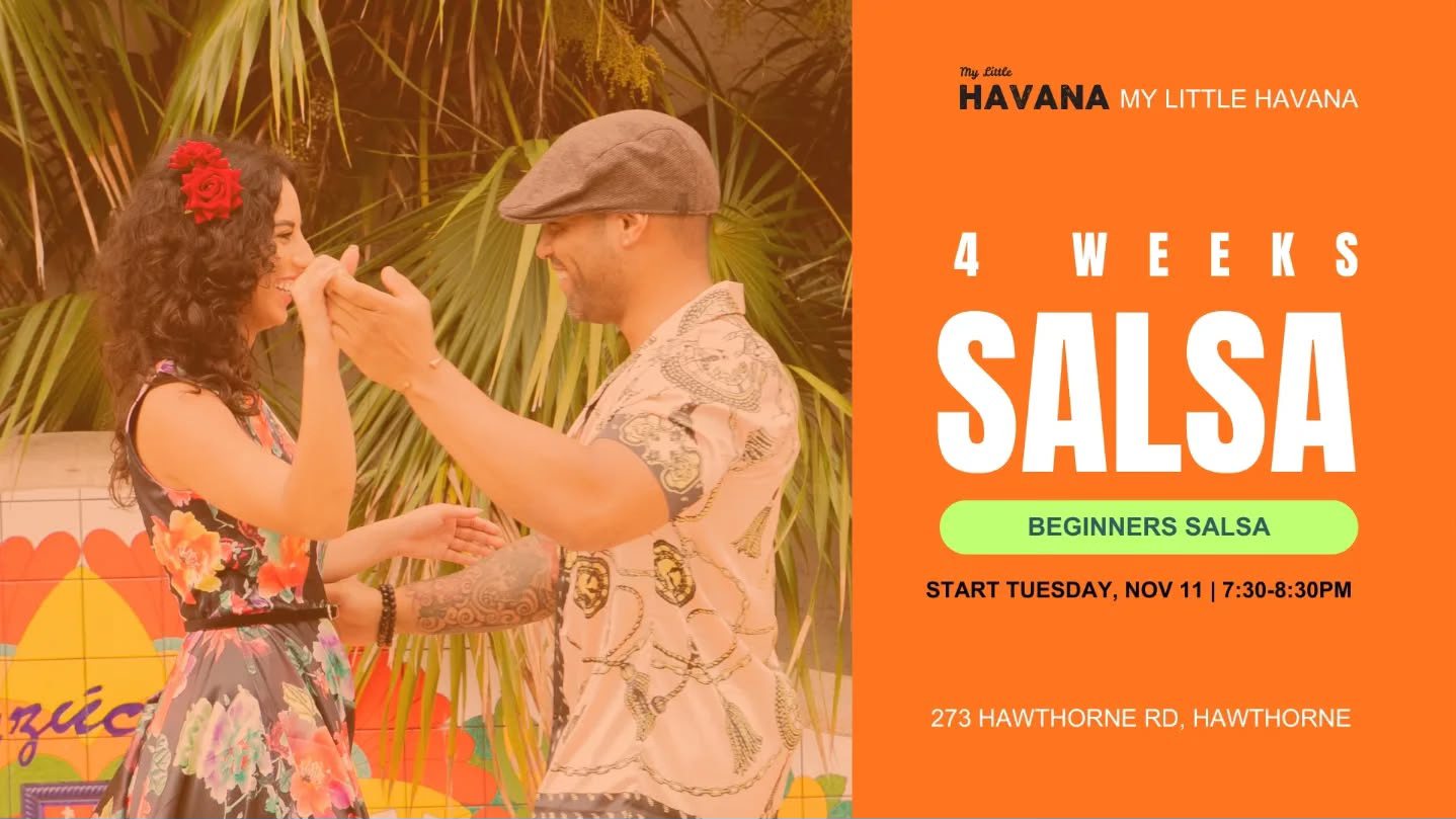 Beginners Salsa 4 Weeks Course Start NOVEMBER 11