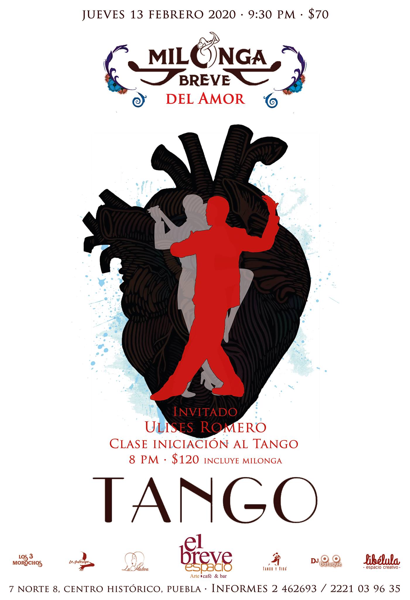 Milonga Breve del amor, invitado Ulises Romero.